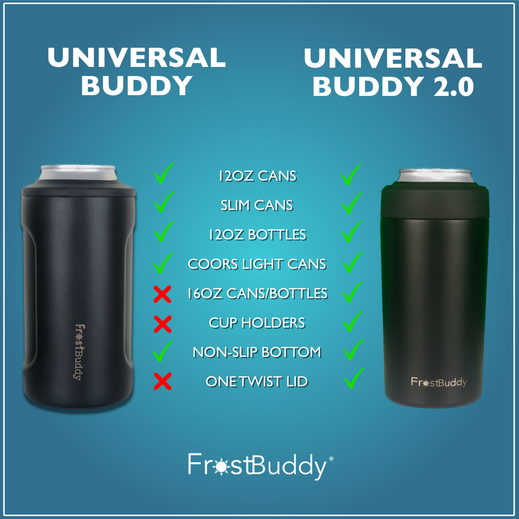 Frost Buddy Universal Buddy 2.0 Can Cooler, Aqua