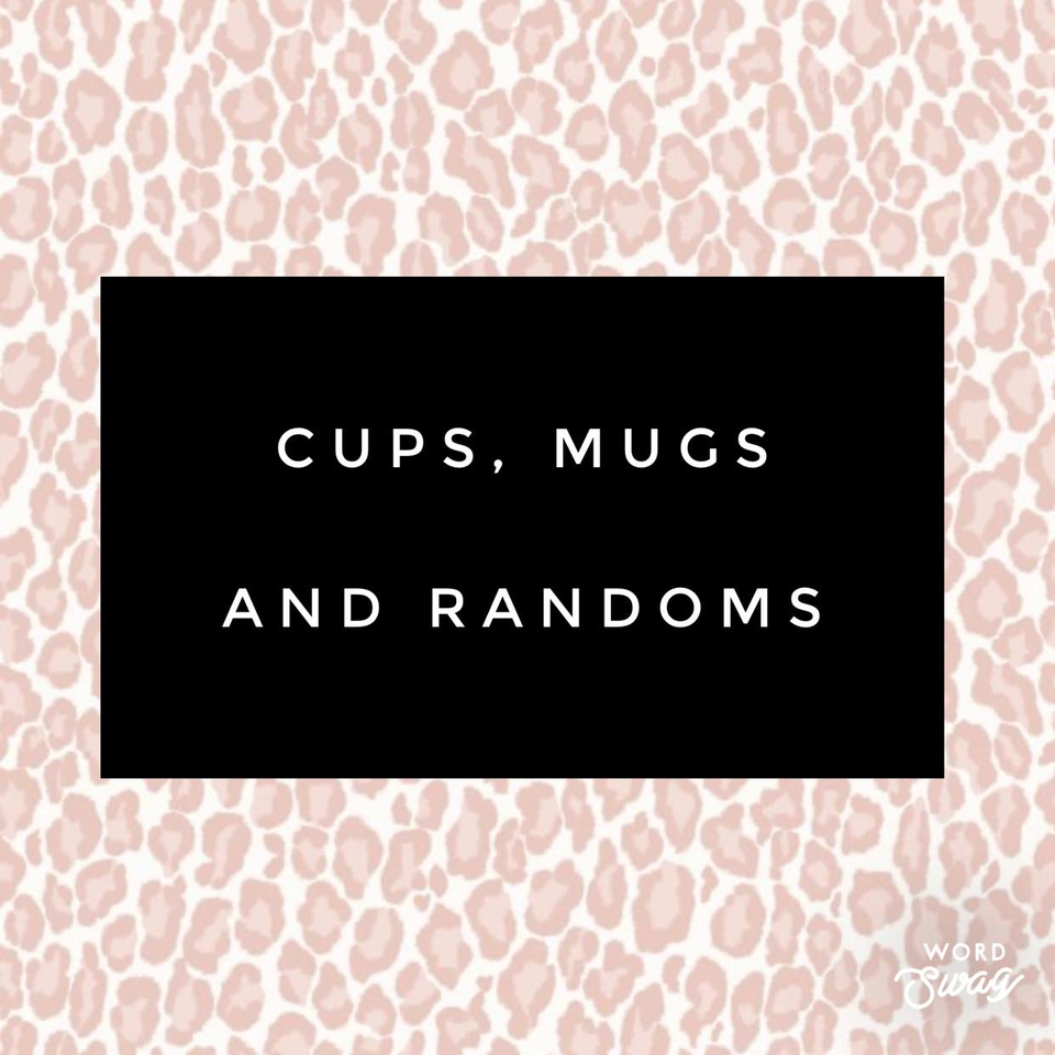 Cups, Mugs, &amp; Accessories