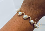 Stone and Pearl Bracelets
