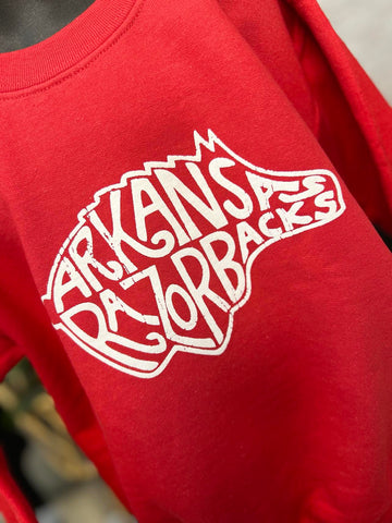 YOUTH Arkansas Razorback Sweatshirt