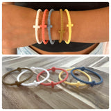 Babe Silicone Cross Bracelets