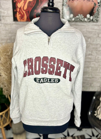 Crossett Eagles 1/4 Zip Pullover