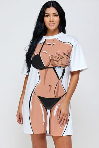 Bikini Bod Shirt Dress