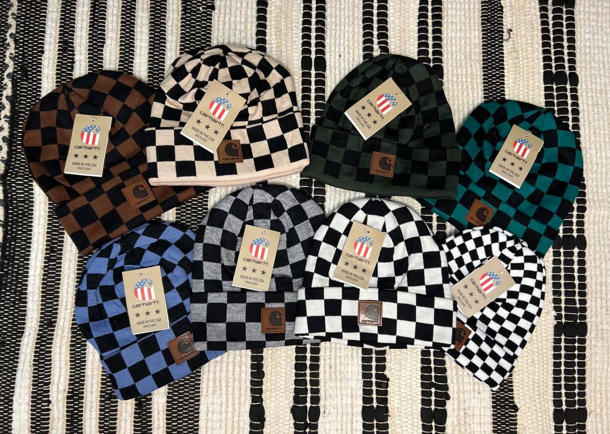 Checkered Beanies – The Twisted Pelican