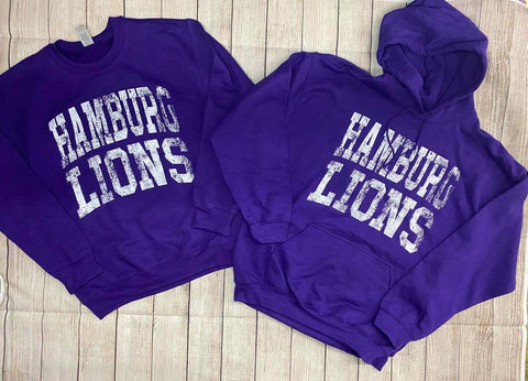 Hamburg Lions Purple Sweatshirt or Hoodie